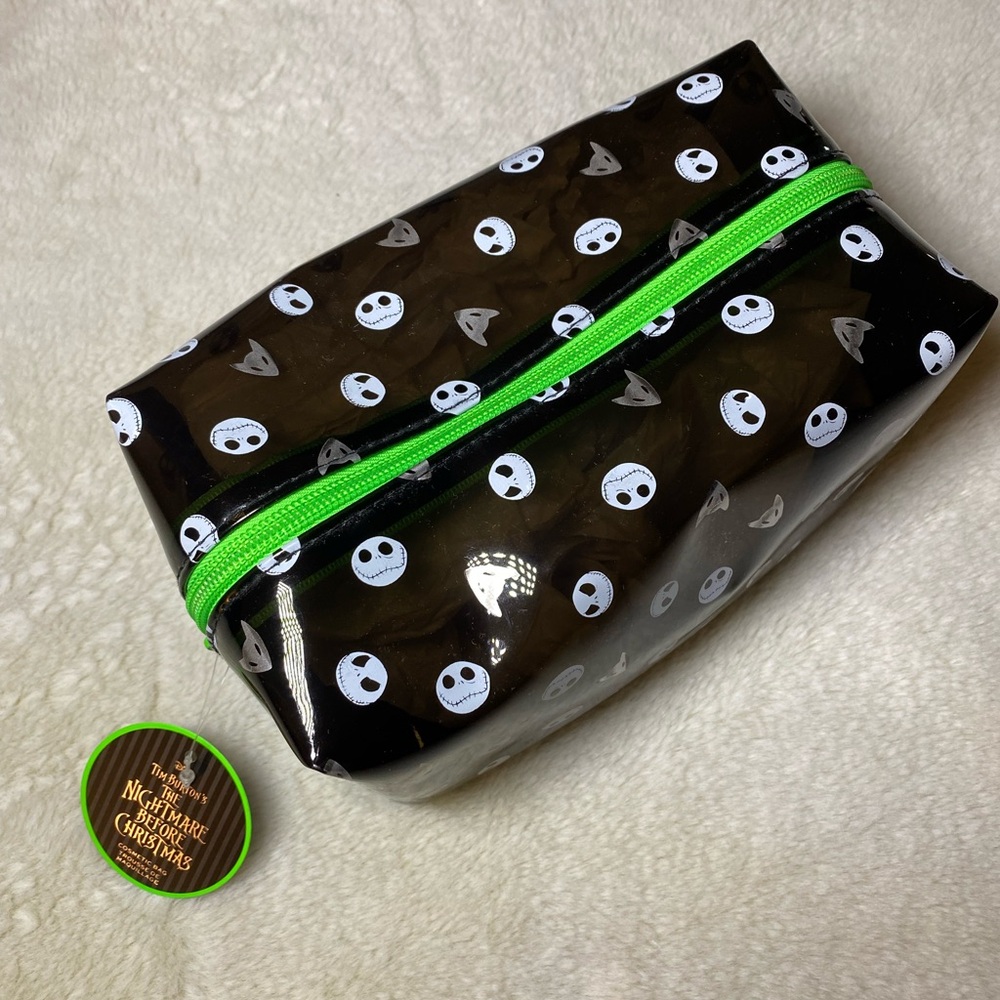 Makeup Revolution Black and Green Cosmetic Bag